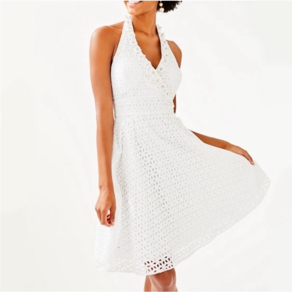Lilly Pulitzer Willa eyelet midi dress